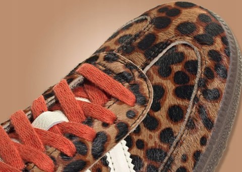 Adidas trampki sportowe sneakersy damskie Samba OG Red Leopard 40 2/3