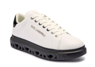 Karl Lagerfeld Kapri Kite White Black Leather męskie 43