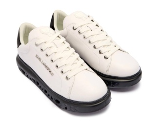 Karl Lagerfeld Kapri Kite White Black Leather męskie 43