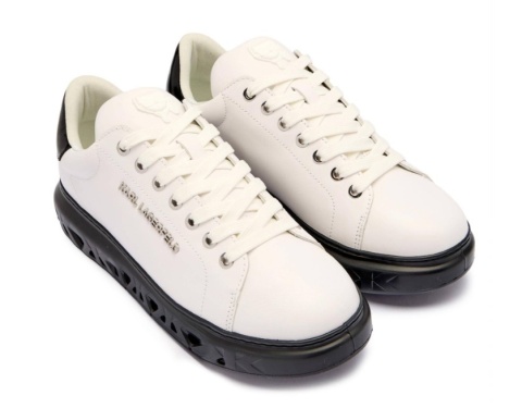 Karl Lagerfeld Kapri Kite White Black Leather męskie 43