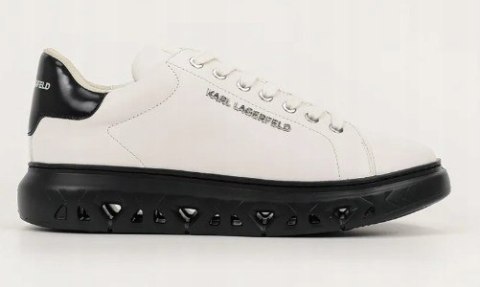 Karl Lagerfeld Kapri Kite White Black Leather męskie 43