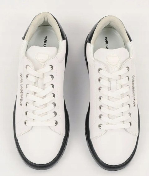 Karl Lagerfeld Kapri Kite White Black Leather męskie 43