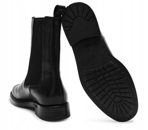 Karl Lagerfeld Damskie Sztyblety KL41460 Czarny