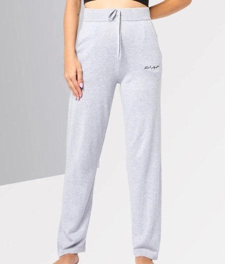 Karl Lagerfeld spodnie piżama lounge z elastycznym pasem rozmiar M