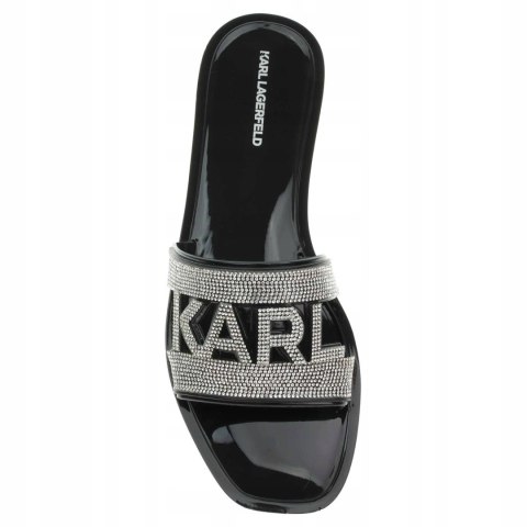 Karl Lagerfeld Jelly III Black klapki damskie 38
