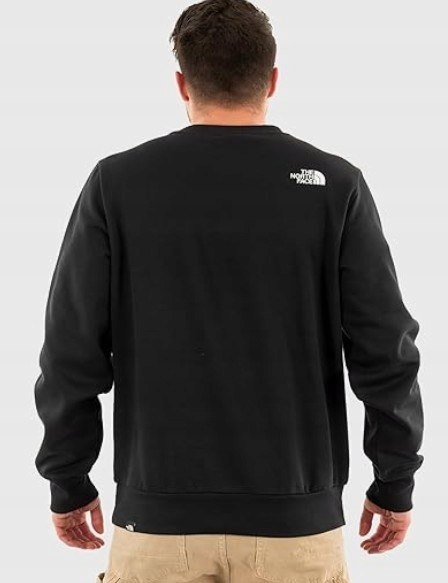 THE NORTH FACE Bluza męska oversize Hoodie Fleece - TNF Black Rozmiar L